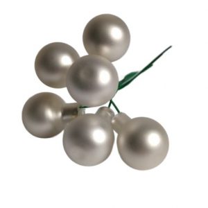 matt-ezust-drotszaras-diszito,-uveg-6-db-2-cm-dobosdoboz