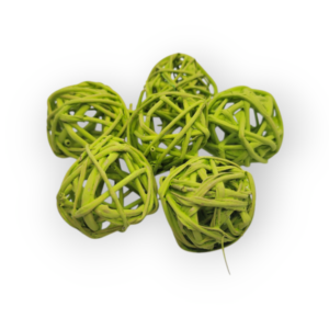 Rattangolyó – zöld, 6 db