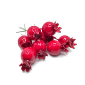 piros-csipkebogyo-drotszarral-8-db, dekorelem, dekortermák, őszi dekor, őszi termés