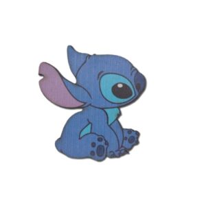 Profilból ülő Stich dekorkarton tábla – 1 db, 6 cm